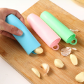 Creative Silicone Garlic Peeler Blue Convenient Garlic Peeling Tools Manual Gadgets Garlic Roller Stripper Kitchen. 