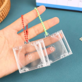 New DIY Mini CD Keychain CD Player Idol Peripheral Key Holder Commemorative Album Acrylic Backpack Pendant Bag. 
