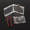 New DIY Mini CD Keychain CD Player Idol Peripheral Key Holder Commemorative Album Acrylic Backpack Pendant Bag. 