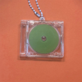 New DIY Mini CD Keychain CD Player Idol Peripheral Key Holder Commemorative Album Acrylic Backpack Pendant Bag. 