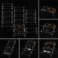 Multifunctional Acrylic Sun Glasses Display Shelf Clear Durable Eyeglasses Stand Multi Layers Collectibles Display Holder. 