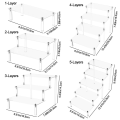 Multifunctional Acrylic Sun Glasses Display Shelf Clear Durable Eyeglasses Stand Multi Layers Collectibles Display Holder. 