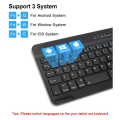 7/10 inch Fashion Rechargeable Ultra-Thin Bluetooth Keyboard Mouse Combos Silent Mice Keypad For Mobile Phone Tablet. 