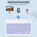 7/10 inch Fashion Rechargeable Ultra-Thin Bluetooth Keyboard Mouse Combos Silent Mice Keypad For Mobile Phone Tablet. 