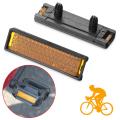 4pcs/set Safety Reflective Cycling Equipment Mountain Bike Pedal Reflector Foot Reflector Pedal Accessories Bicycle Pedal. 