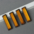 4pcs/set Safety Reflective Cycling Equipment Mountain Bike Pedal Reflector Foot Reflector Pedal Accessories Bicycle Pedal. 