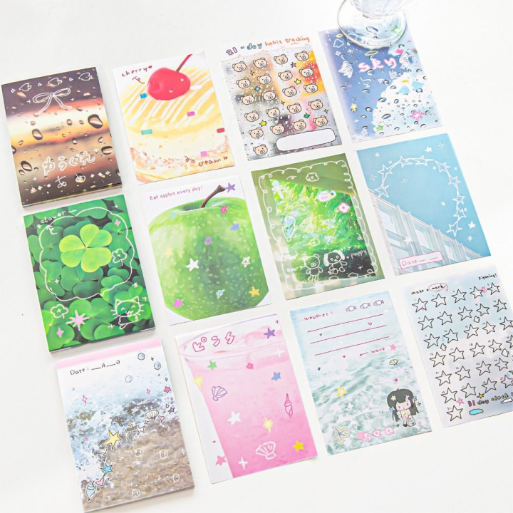 Cute 60 Sheets Memo Pads Around the Dream Series Cartoon Diary Notepad Gift Multipurpose Scrapbook Paper School Stationery