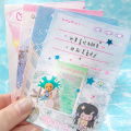 Cute 60 Sheets Memo Pads Around the Dream Series Cartoon Diary Notepad Gift Multipurpose Scrapbook Paper School Stationery. 