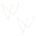 2 PCS Simple Metal Unisex Sunglasses Lanyards Glasses Chain Spectacles Cord Eyewear Accessories. 