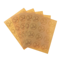 Round Wedding Favors Sealing Craft Baking Adornment Transparent Thank You Handmade Sticker Gift Boxes Seal Label Festival Decoration For 60/120pcs. 