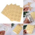 Round Wedding Favors Sealing Craft Baking Adornment Transparent Thank You Handmade Sticker Gift Boxes Seal Label Festival Decoration For 60/120pcs. 