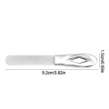 Portable Stainless Steel Teeth File Tooth Grinding Tools Buffer Grinding Frosted Surface Dental Correction Tools Grinding Rod Tooth Alignment Stick. 