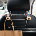 Three-Dimensional Cute Dog Car Hook Car Seat Back Hanger Car Clip 3D Dog-shaped Hanger Behind-seat Organizer Hook Car. 