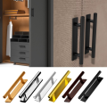 Fashion ABS Door Handle Self-Adhesive Punch-free Door Knob Hardware Multifunctional Door Handlebar Wardrobe. 