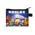 New Oxford Cloth Roblox Coin Purse Portable High Capacity Cartoon Small Wallet Polyester Storage Bag. 
