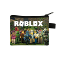 New Oxford Cloth Roblox Coin Purse Portable High Capacity Cartoon Small Wallet Polyester Storage Bag. 