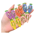 Beautiful Cute Carrot BB Hairpin Candy Color Dopamine Hairgrip Gift Hair Side Clips Children. 