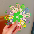 Beautiful Cute Carrot BB Hairpin Candy Color Dopamine Hairgrip Gift Hair Side Clips Children. 