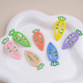 Beautiful Cute Carrot BB Hairpin Candy Color Dopamine Hairgrip Gift Hair Side Clips Children. 