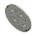 Portable Silicone Car Key Case 5/7 Buttons Replacement Car Key Cover Easy to Install Key Fob Cover for Hyundai IONIQ 6 Grandeur GN7 Kona Ev 2023 lonic 6 Car Accessories. 