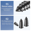 10Pcs Durable Tire Puncture Repair Tire Repair Nail Big Small Size Rubber Self-Tapping Screw Black Soft Vacuum Tyre Nails Car Motorcycle Truck Scooter Bike. 