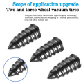 10Pcs Durable Tire Puncture Repair Tire Repair Nail Big Small Size Rubber Self-Tapping Screw Black Soft Vacuum Tyre Nails Car Motorcycle Truck Scooter Bike. 