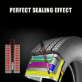 10Pcs Durable Tire Puncture Repair Tire Repair Nail Big Small Size Rubber Self-Tapping Screw Black Soft Vacuum Tyre Nails Car Motorcycle Truck Scooter Bike. 