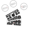 Hot Air-conditioning Installation A/C Car Interior Stickers Climate Control Replacement Control Button Decal Button Repair Decoration. 