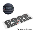 Hot Air-conditioning Installation A/C Car Interior Stickers Climate Control Replacement Control Button Decal Button Repair Decoration. 