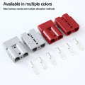 Terminals 50 AMP Plug Cable Terminal 600V Grey Red Battery Power Connector Quick Plug Connector For Anderson. 