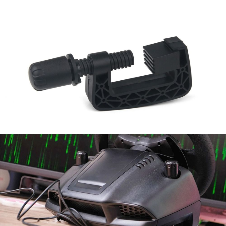 New For Logitech G25 G27 G29 G920 G923 Steering Wheel System Fixing GT Steering Wheel Systems Clamp Universal Driving Force Durable Fixed Clamp