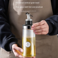New Shatterproof Glass Olive Oil Dispenser 400/650ml Leakproof Cooking Oil Bottle Sealed Vinegar Storage Bottle Kitchen Accessories. 