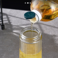 New Shatterproof Glass Olive Oil Dispenser 400/650ml Leakproof Cooking Oil Bottle Sealed Vinegar Storage Bottle Kitchen Accessories. 