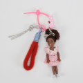 New Cute Doll Pendant Hanging Ornament DIY Change Clothes Keychain Bag Accessories for Barbie Doll. 