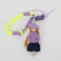 New Cute Doll Pendant Hanging Ornament DIY Change Clothes Keychain Bag Accessories for Barbie Doll. 