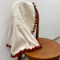 Creative Not Finished Product Rose Bouquet Blankets DIY Folding Handmade Crocheted Bouquet Blanket Crochet Kit Baby Blanket Gift. 