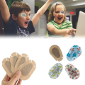 Eye Cover Breathable Sterile Eye Pad First Aid Kit Disposable Adhesive Bandages Care Monocular Correction Strabismus Band Aid Skin Color Children Kids Adults. 