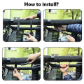 Safe Heavy Duty Car Grab Handle Non-slip Auto Interior Safety Handrail Car Roof Handle for Jeep Wrangler YJ /TJ /JK. 