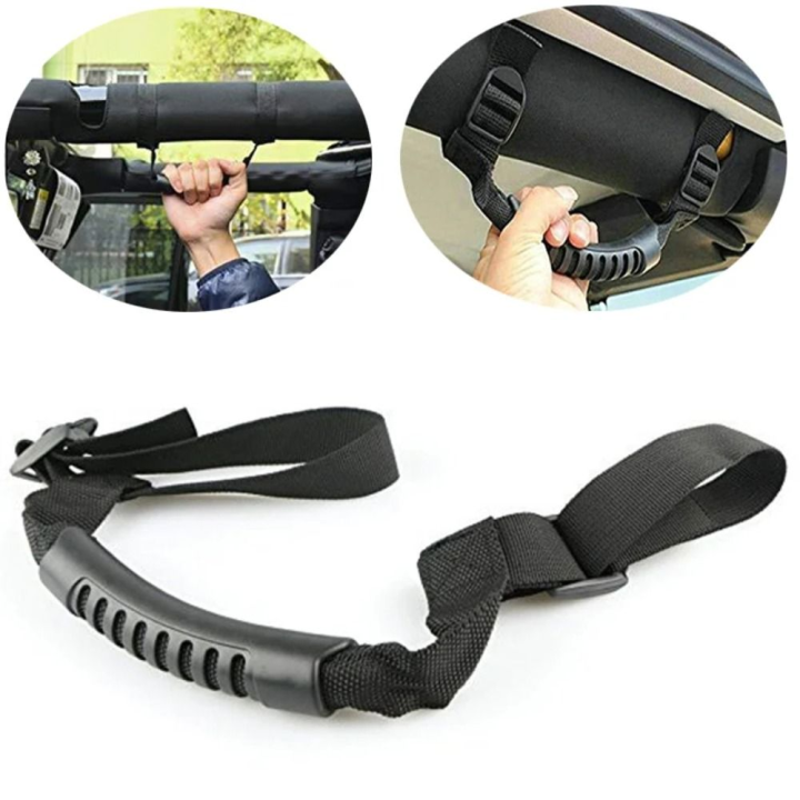 Safe Heavy Duty Car Grab Handle Non-slip Auto Interior Safety Handrail Car Roof Handle for Jeep Wrangler YJ /TJ /JK