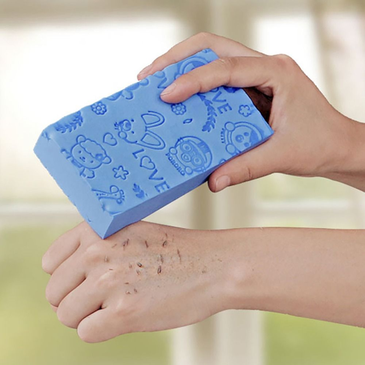 Soft PVA Shower Sponge Massager Exfoliating Bath Brush Foam Rub Sponge Scrubber Universal