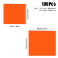 100Pcs Durable Double Side Square Origami Paper 20 Colors Solid Color Folding Paper DIY Colorful Handmade Scrapbooking Craft Decor. 
