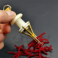 Portable Copper Parts Lightweight Bait Clip Earthworm Clips Fishing Bander Pellet Plier. 