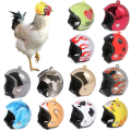 Light Funny Pet Supplies Sun Rain Protection Hats Bird Protect Cap Pet Protective Headgear Chicken Helmet. 