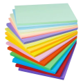 100Pcs Durable Double Side Square Origami Paper Solid Color 20 Colors Folding Paper Colorful DIY Handmade Scrapbooking Craft Decor. 