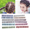 Metal Girls Hair Clip Crystal Headwears Clip Grip Claw Clip Mini Hair Claw Headwear. 