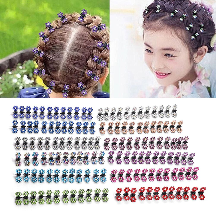 Metal Girls Hair Clip Crystal Headwears Clip Grip Claw Clip Mini Hair Claw Headwear