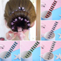 Metal Girls Hair Clip Crystal Headwears Clip Grip Claw Clip Mini Hair Claw Headwear. 