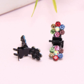 Metal Girls Hair Clip Crystal Headwears Clip Grip Claw Clip Mini Hair Claw Headwear. 