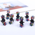 Metal Girls Hair Clip Crystal Headwears Clip Grip Claw Clip Mini Hair Claw Headwear. 