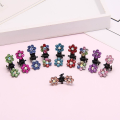 Metal Girls Hair Clip Crystal Headwears Clip Grip Claw Clip Mini Hair Claw Headwear. 